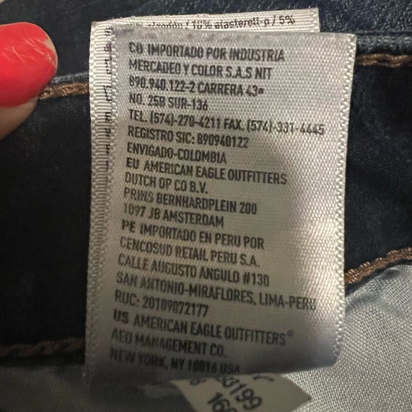 AE WOMENS NEXT LEVEL 360 STRETCH RIPPED HI RISE JEGGING - Picture 6 of 8